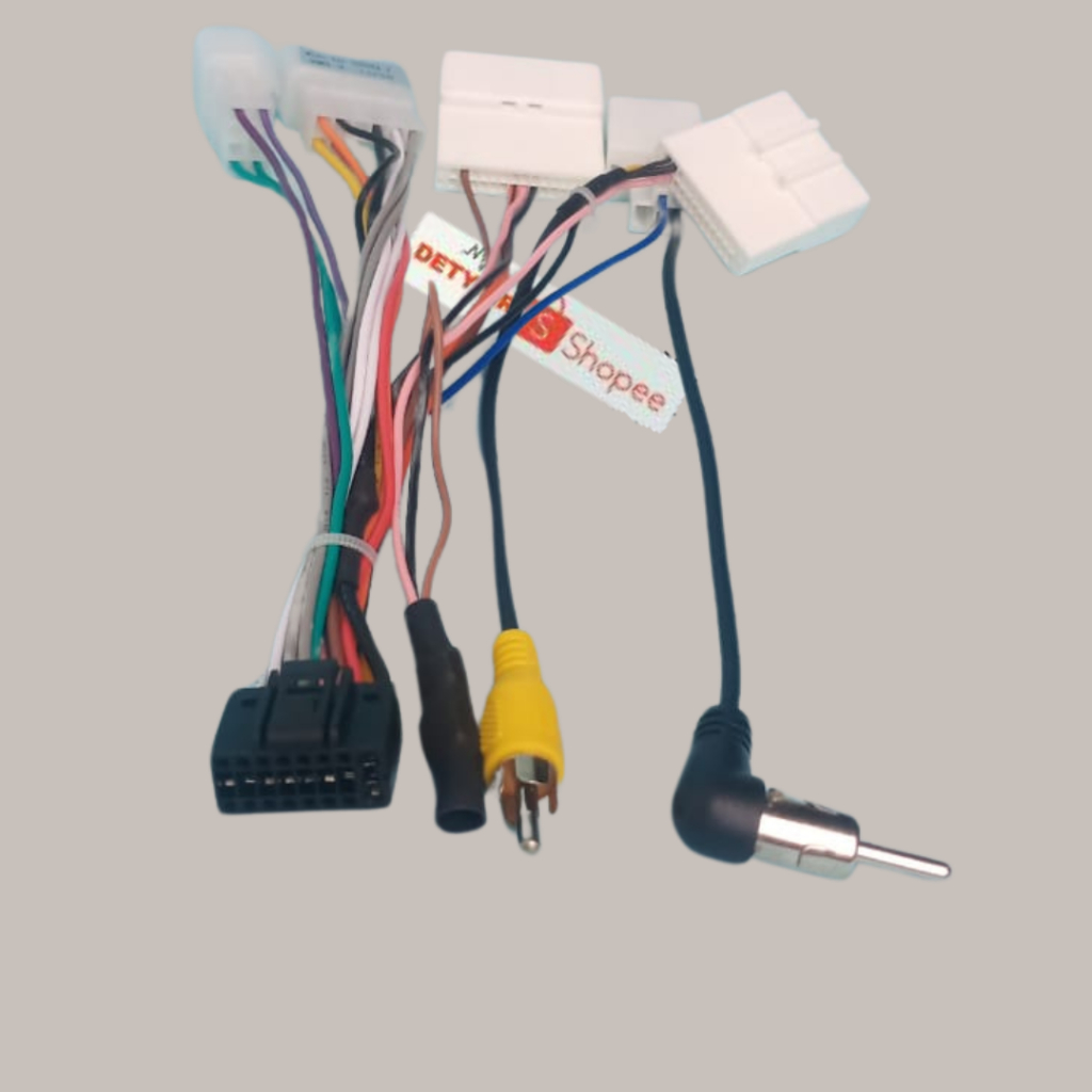 soket head unit android TOYOTA soket komplit