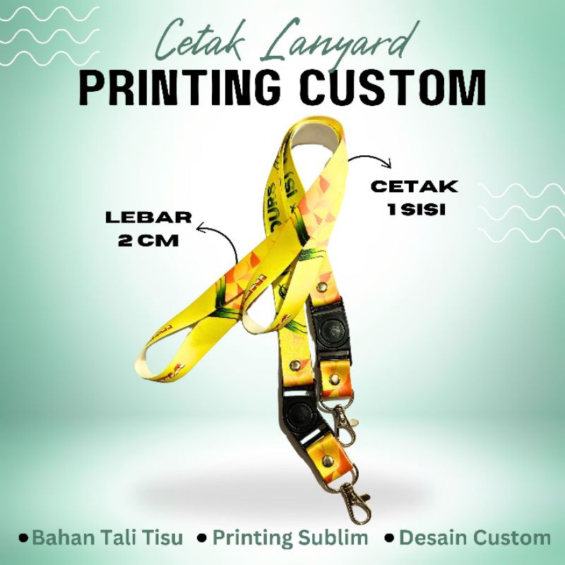 

LANYARD 1,5 2 SISI CUSTOM FULL PRINTING/ gantungan id card