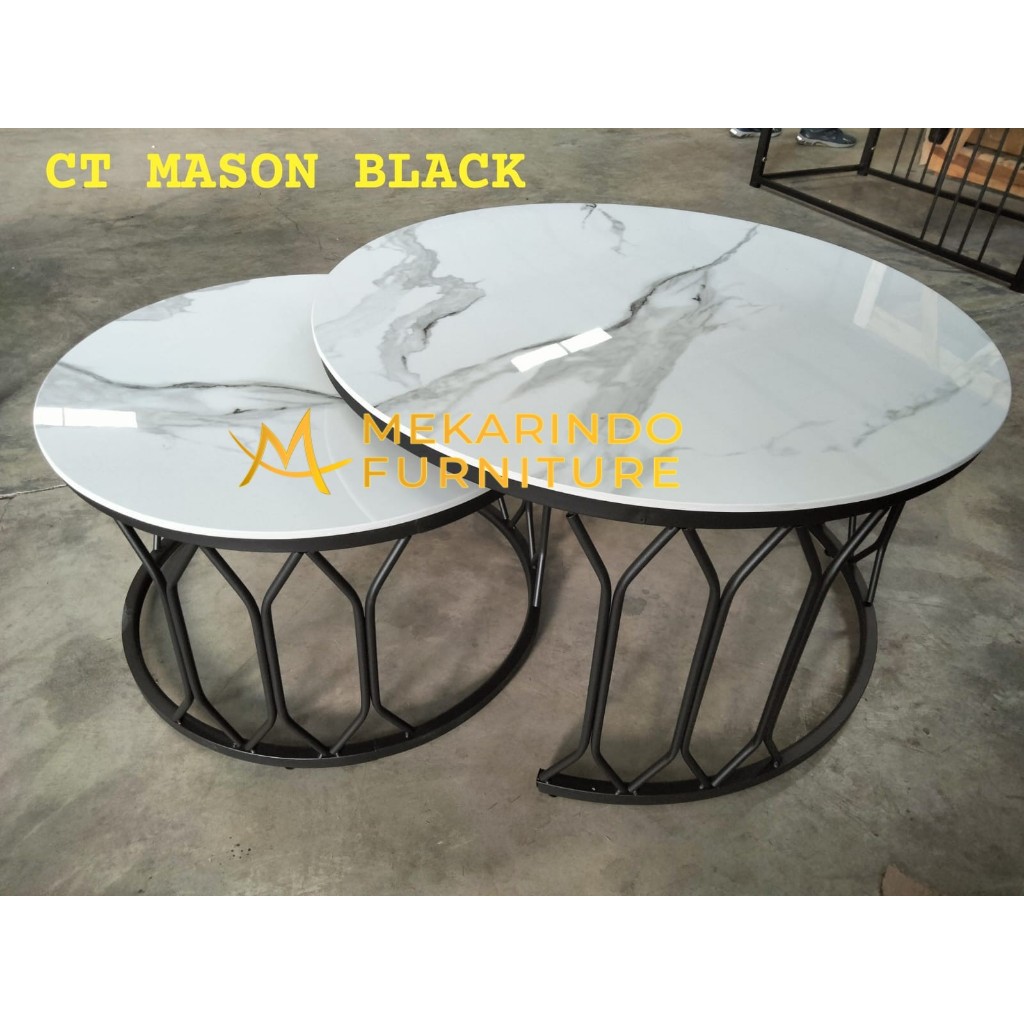 MASON COFFEE TABLE BLACK SET
