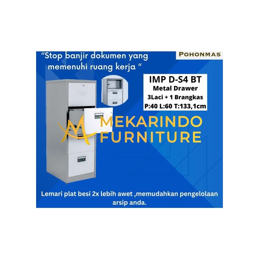 LACI BESI / LACI STEEL / KABINET LACI D S4 BT