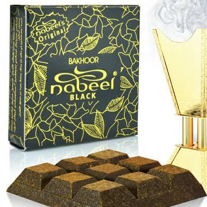 Buhur Nabeel 40gram Bakhor Nabil Black Buhur Nabel Hitam Original Dupa Arab Wangi