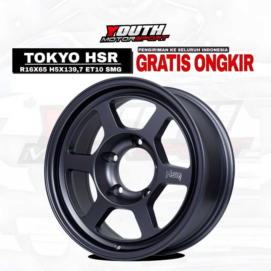 VELG R16 HSR TOKYO UNTUK JIMNY,KATANA,FEROZA DLL