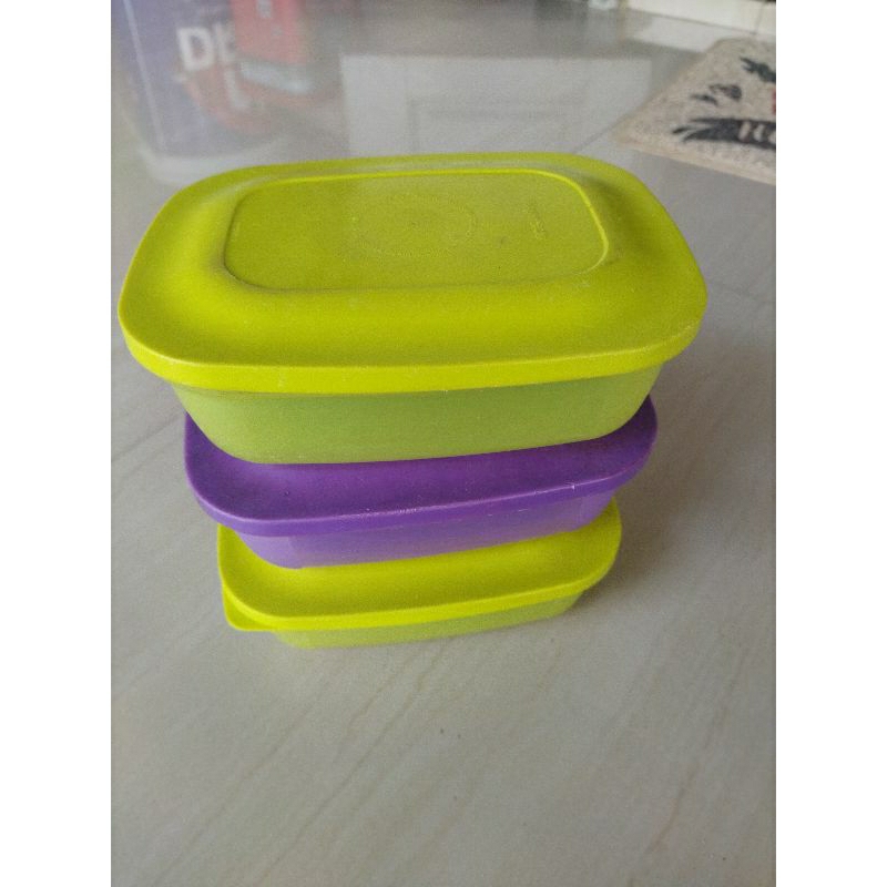 tempat bekal kotak makan lolita tupperware second preloved