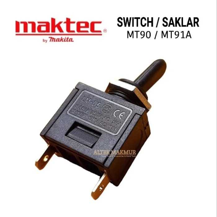 TERLARIS SWITCH GERINDA MAKTEC MT90 MT 90 SAKLAR ON|OFF / SAKLAR GERINDA MODEL BELAKANG