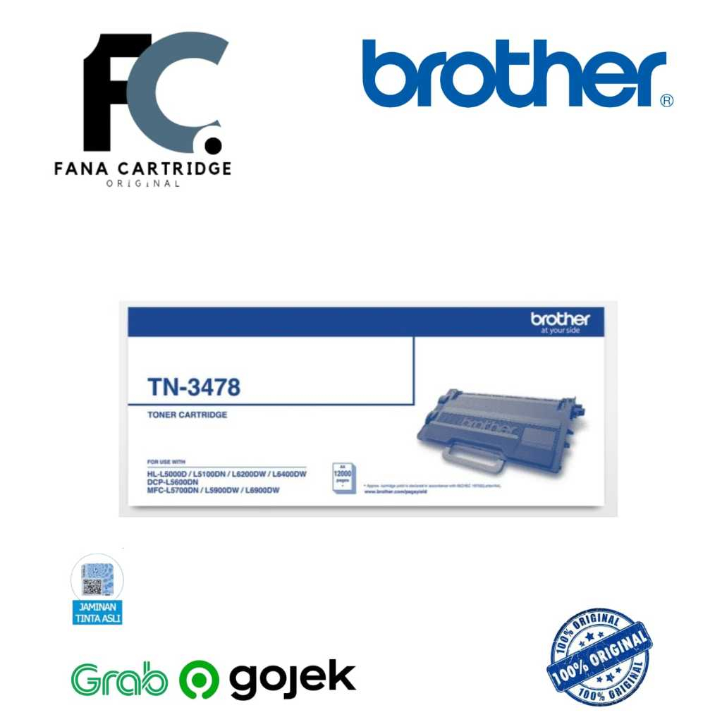 Toner brother TN 3478 original