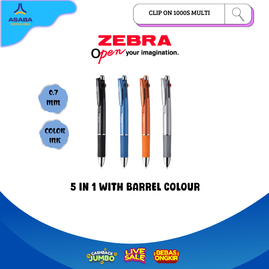 

Asaba Bandung - Zebra Clip-On 1000S Multi
