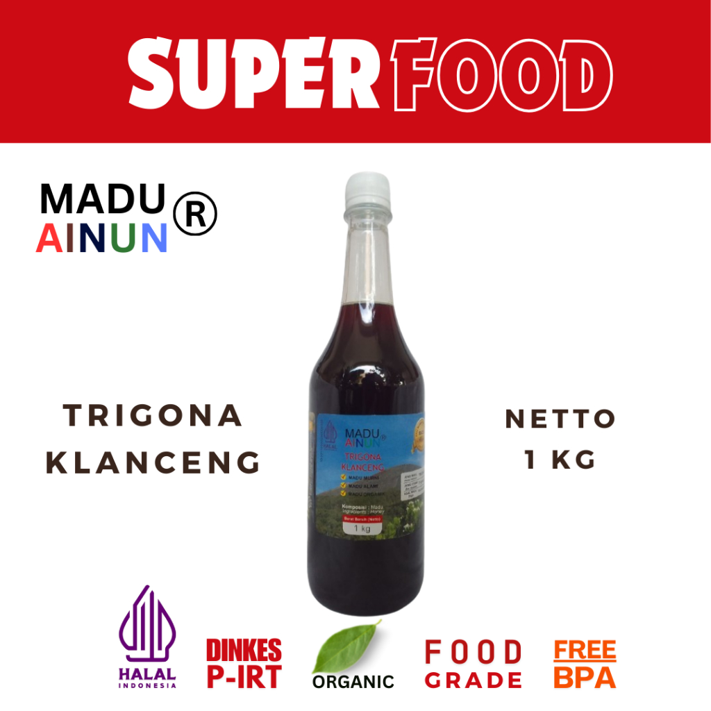 

Superfood Madu Klanceng Hutan Kalimantan Netto 1 kg