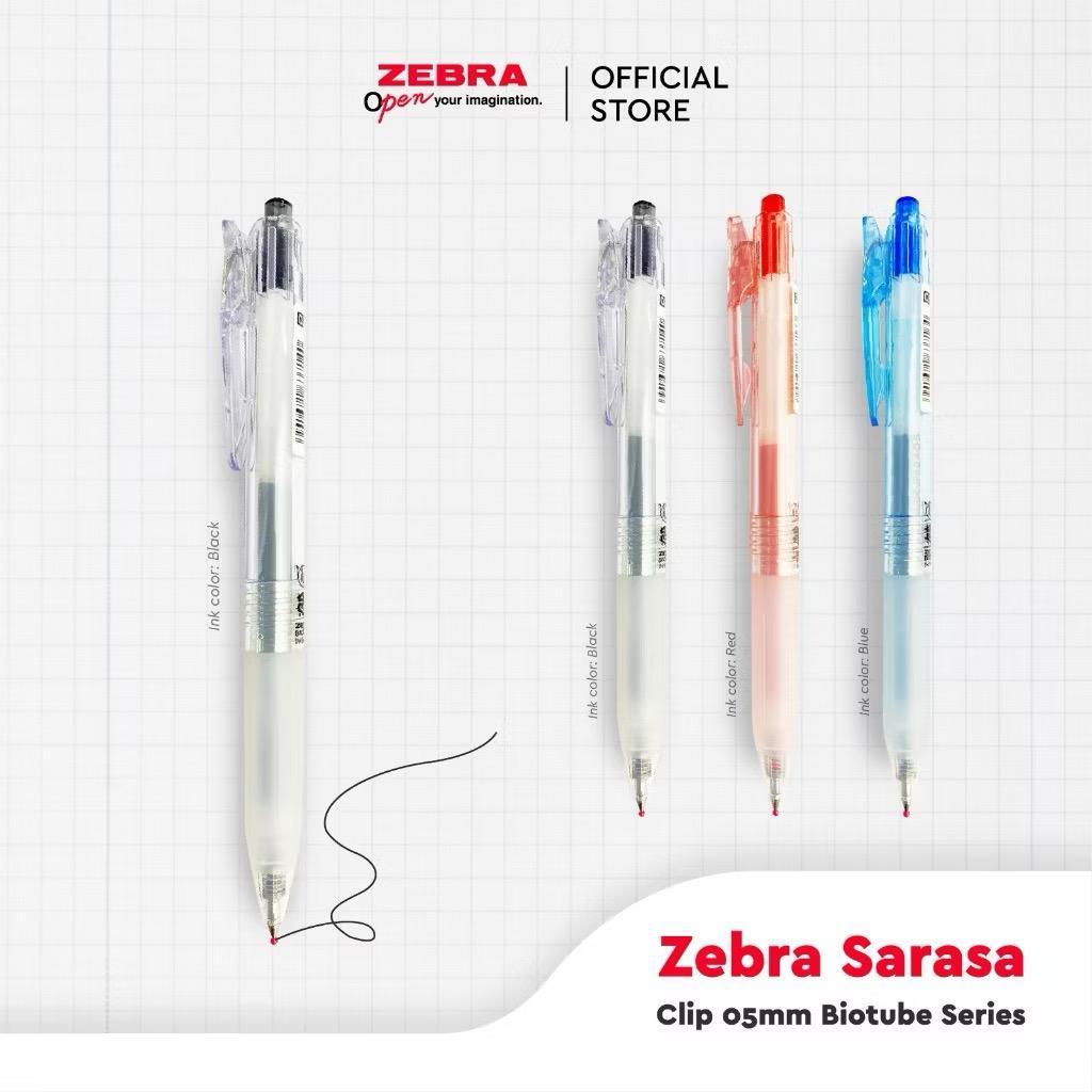 

ZEBRA Pulpen Gel Sarasa Clip 05mm Alat Tulis - Biotube