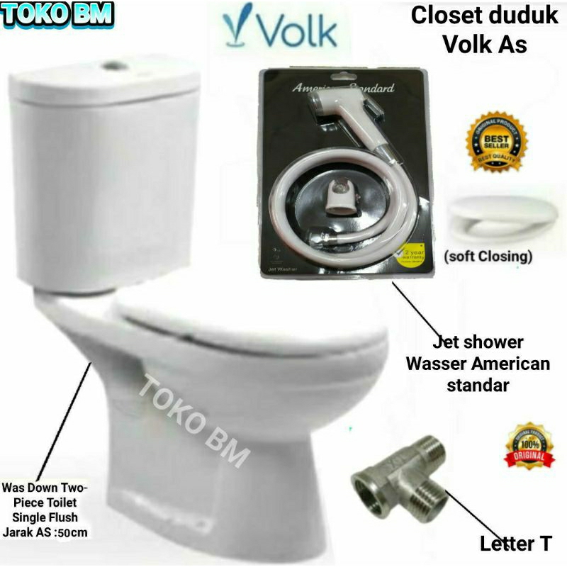 Piyugardening Closet Duduk Toilet Renovo As 50 Cm/Closet Duduk Oke