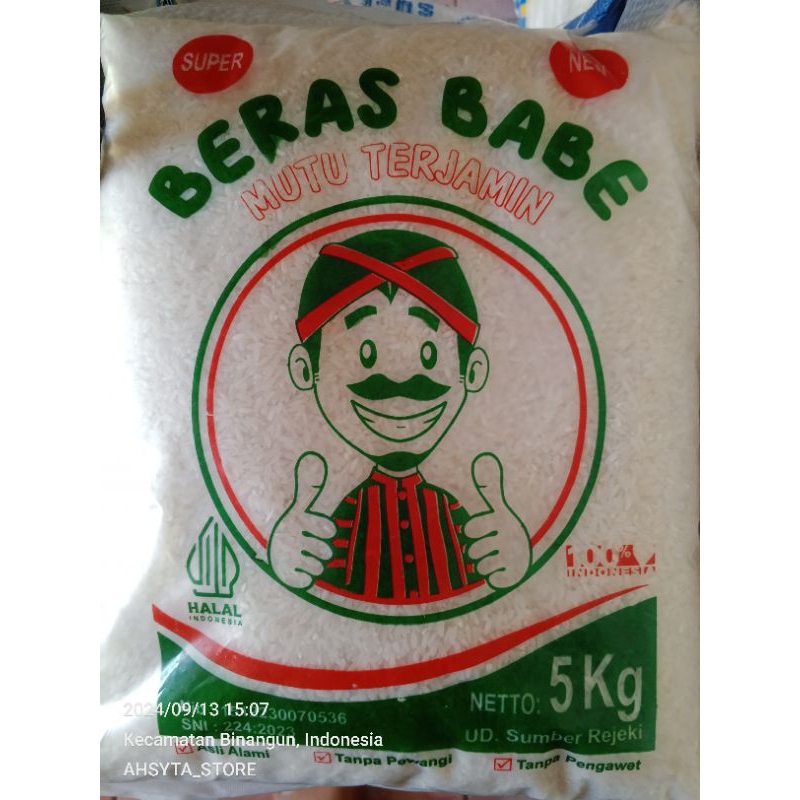 

BERAS CAP BABE 5 KG