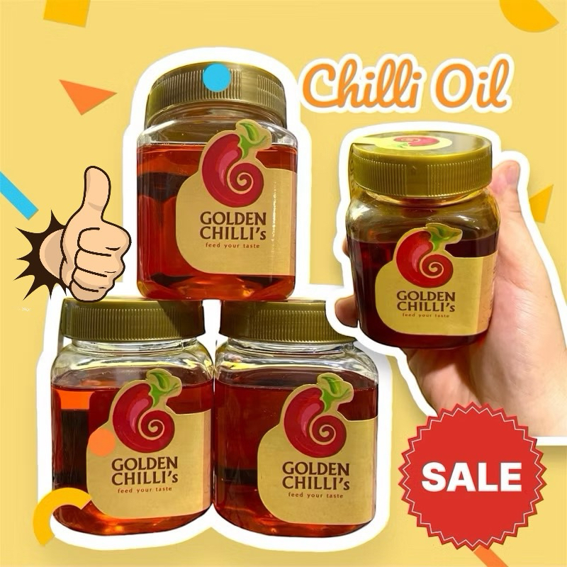 

CHILLI OIL MINYAK CABAI SAMBAL OIL GOLDEN CHILLIS 130ML BEST SELLER