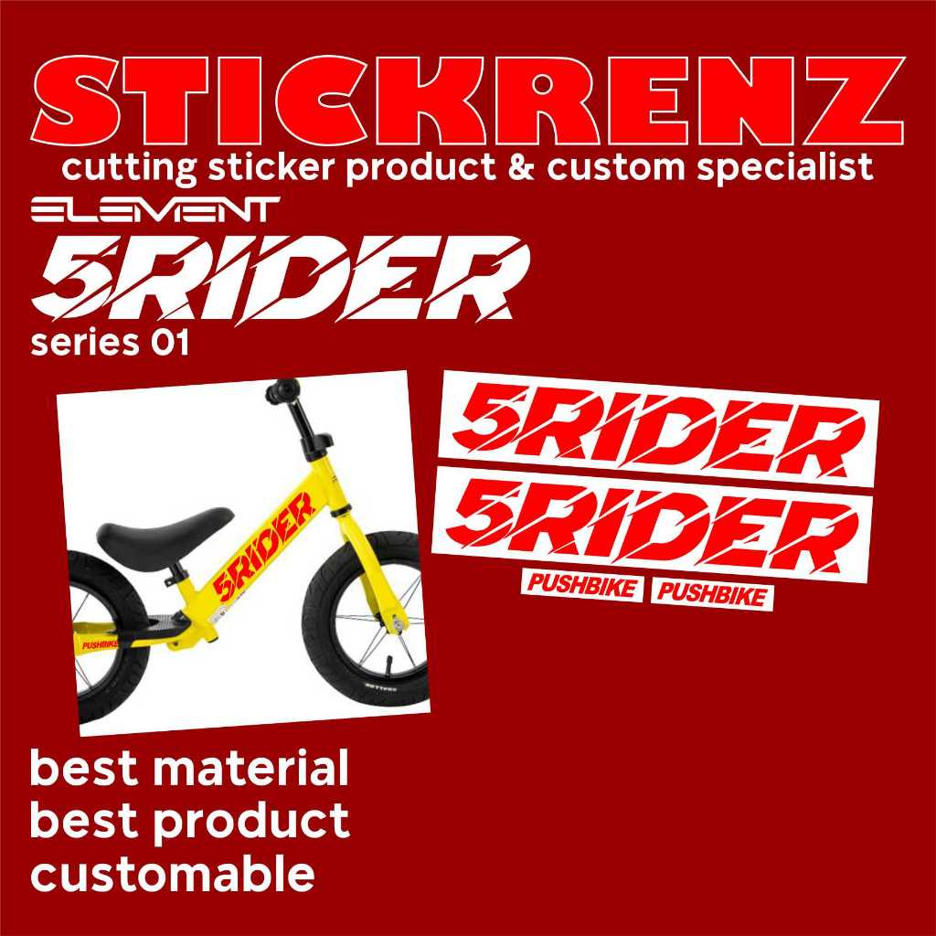 Cutting Sticker Stiker Frame Sepeda Pushbike Element 5Rider 01 Custom