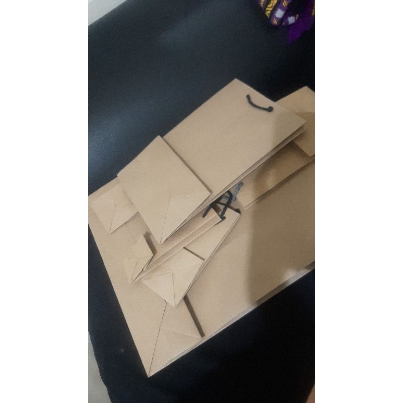 

PAPER BAG COKLAT POLOS UKURAN 25x12x16