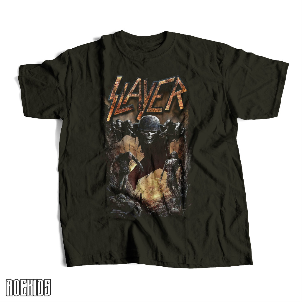 ROCKIDS - SLAYER - TSHIRT - TEES - KIDSWEAR - KAOS BAND - KAOS BAND SLAYER - KAOS SLAYER - TSHIRT SL