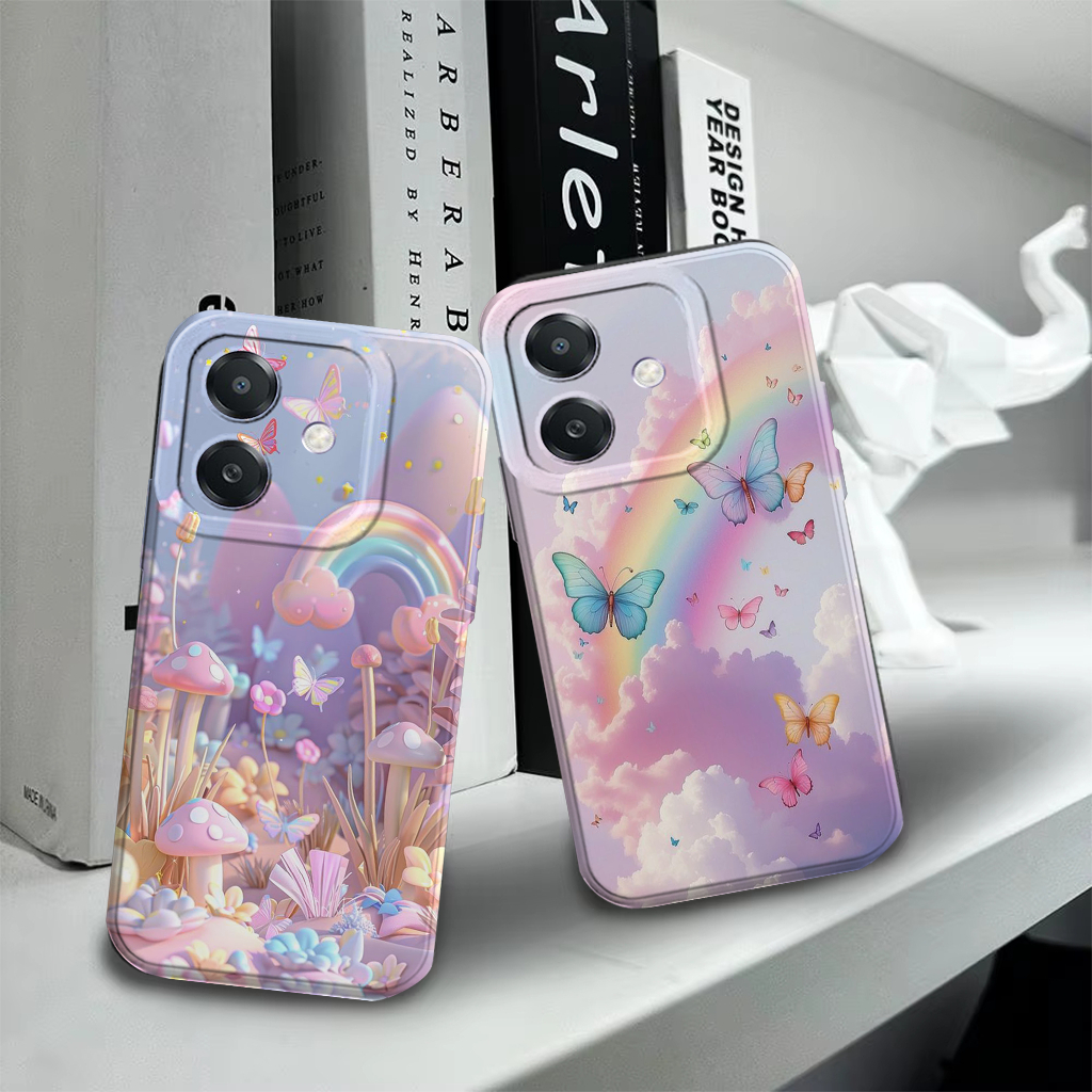 Oppo A3x A3 Pro A3 Nfc A96 A95 A76 A74 A57 2022 Kesing - Motif Cut3 - Custom -  Pelindung Hp
