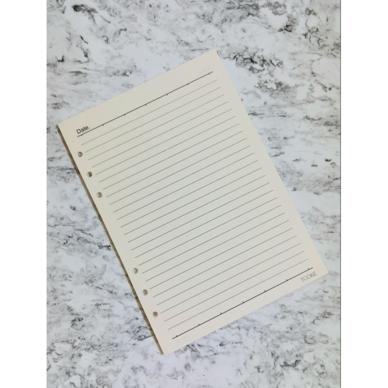 

Kertas Binder A5 6 lubang/Refill binder a5 6 lubang/loose leaf a5 6 lubang