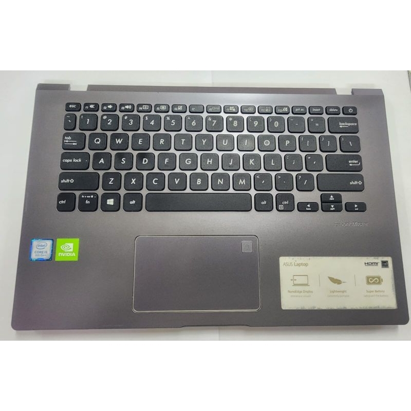 Casing/Cover Atas + Keyboard dan Touchpad Laptop Asus A409FJ Original Copotan Unit