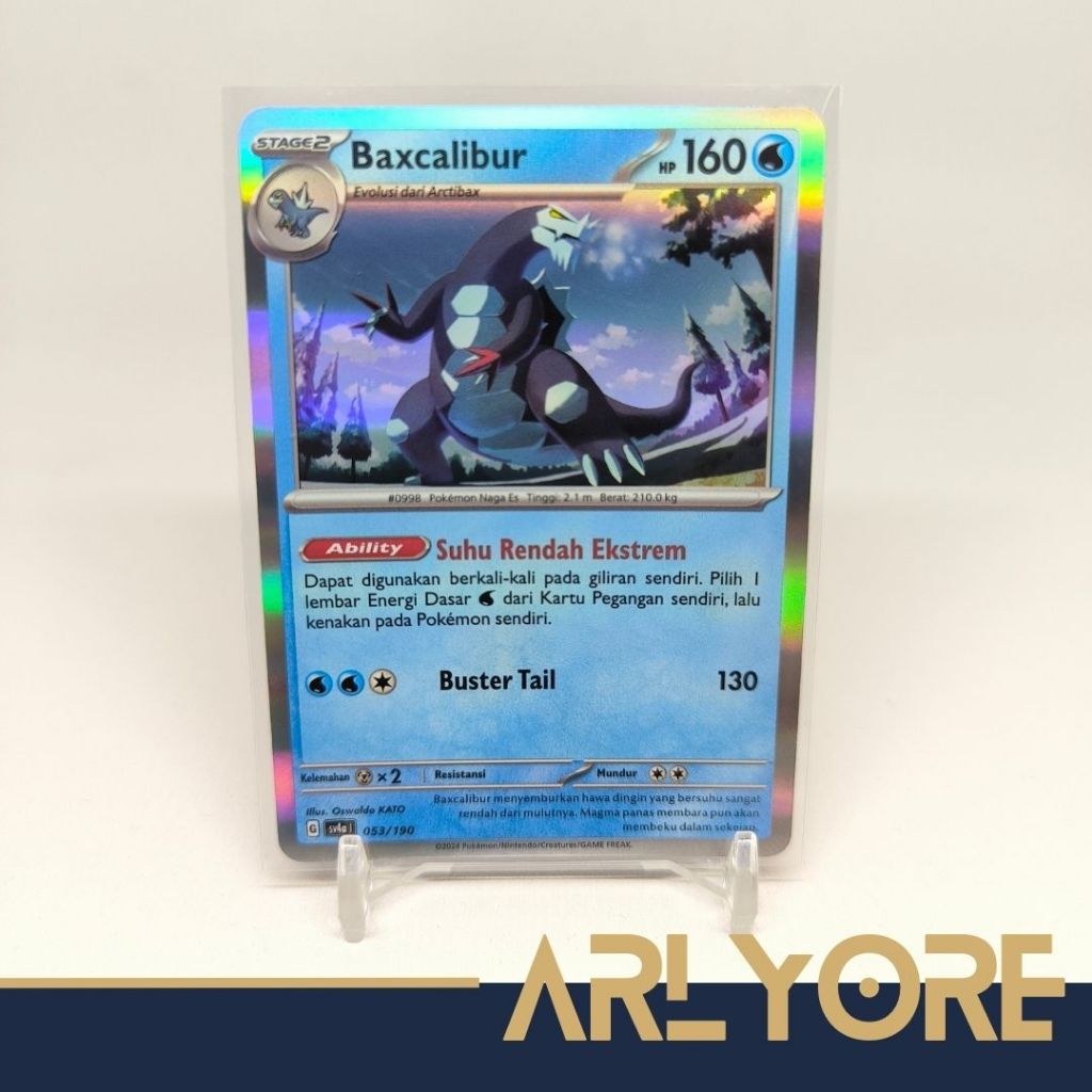 Baxcalibur Foil SV4a Pokemon TCG Indonesia Harta Berkilau ex