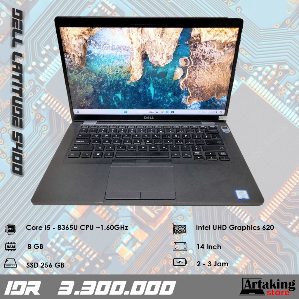 Dell Latitude 5400 - Core i5 - Gen 8 th - SSD 256 GB