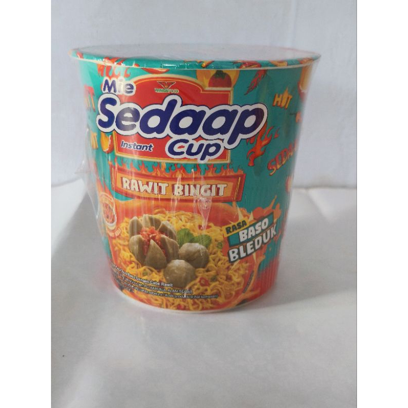 

MIE SEDAAP CUP RAWIT BINGIT RASA BAKSO BLEDUK 77GR