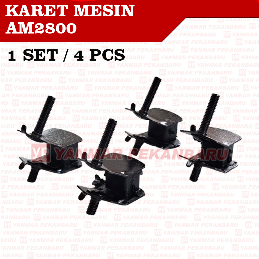 Karet Mesin Engine Mounting Karet Bangku Kaki Genset 2500 Watt 3000 Watt