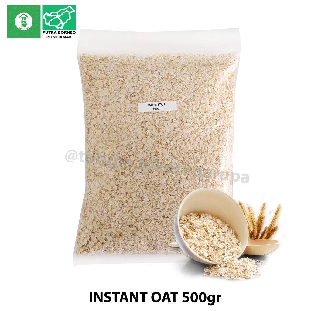 Instan Oat 500gr / Oatmeal Sereal Gandum / Quaker Oat / Oat Diet Ampuh / Sereal Diet Pengganti Makan