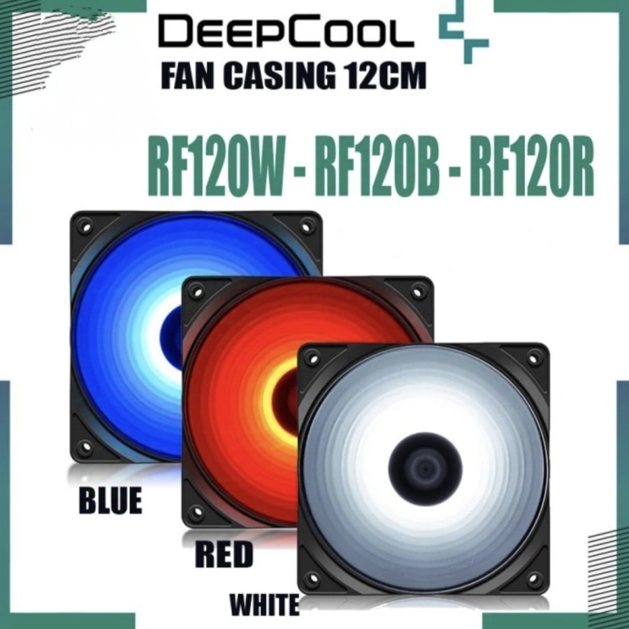 Fan Casing Deepcool RF120W RF120R RF120B LED Fan 12CM
