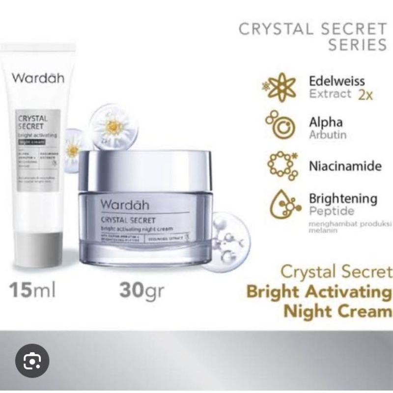 Wardah Crystal Secret Night Cream