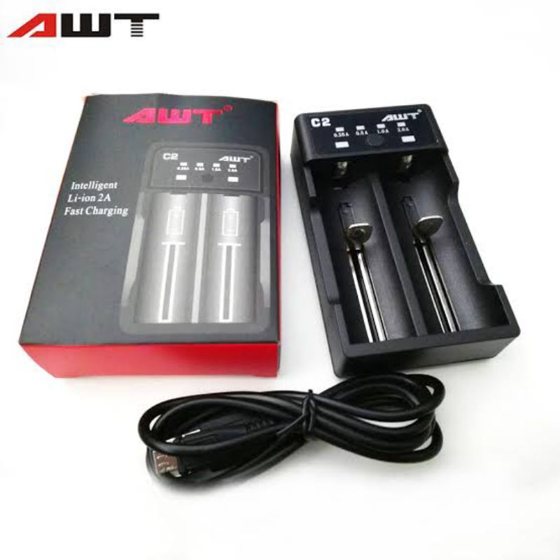 CHARGER 2 SLOT AWT C2 18650/21700 ORIGINAL
