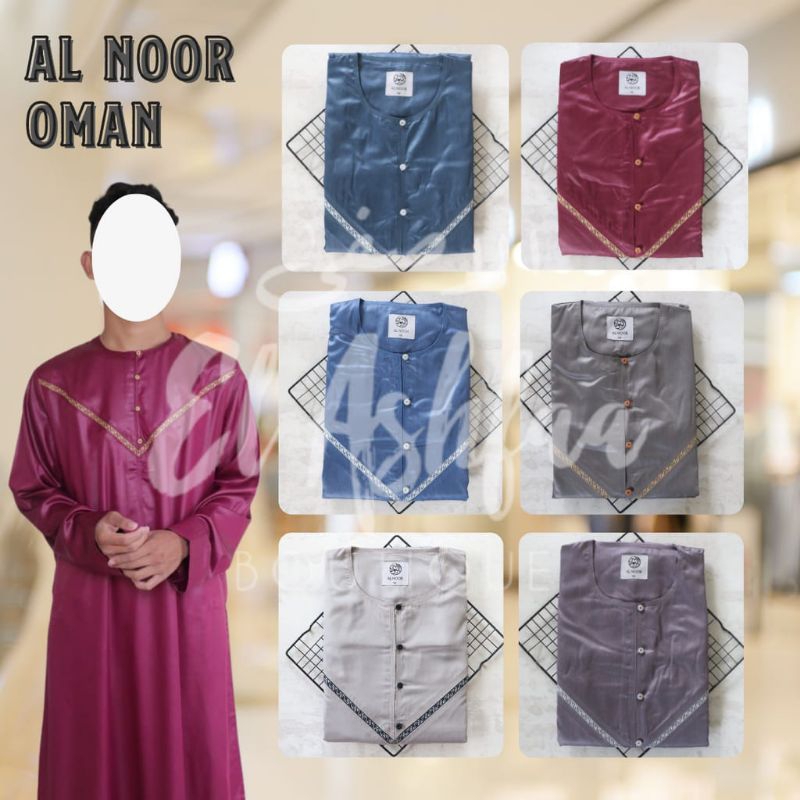 Jubah Saudi | Gamis Pria | Al Noor Oman - El Ashfaa Boutique