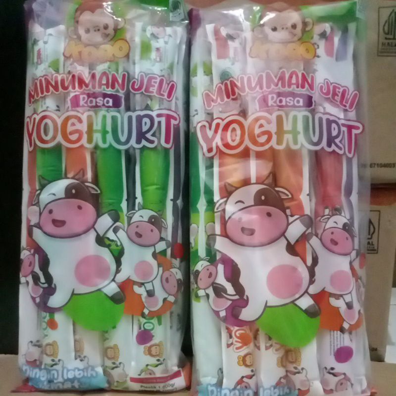 

GO KORO JELI STICK YOGHURT KEMASAN 1 PACK (10 STICK @100ML) EXP DES 2025