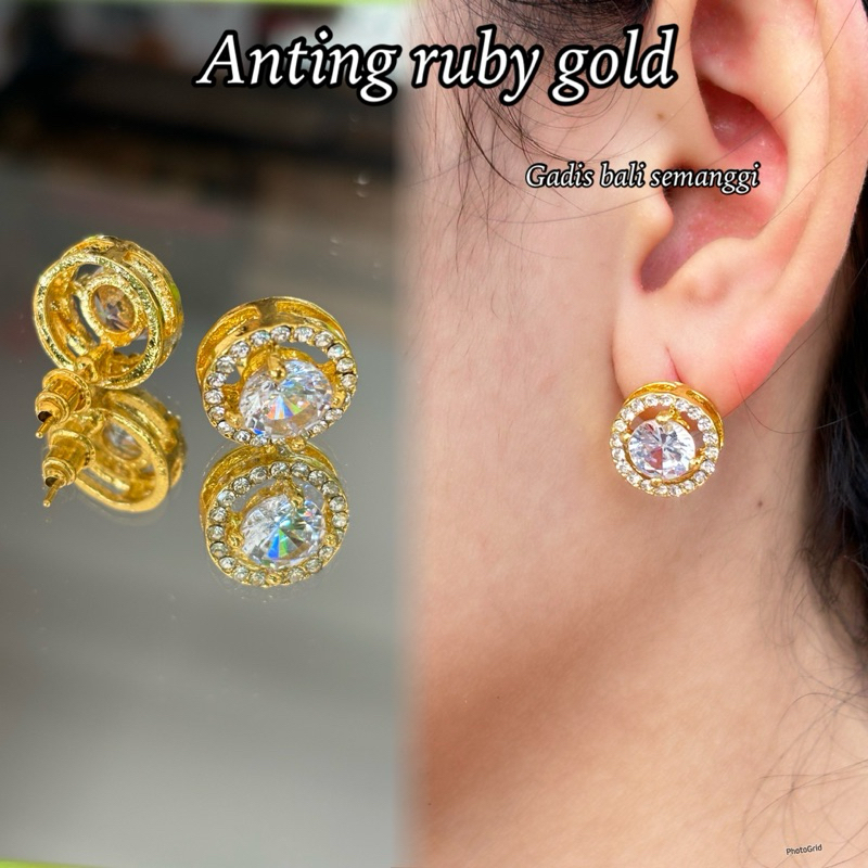 anting korea/ anting bulat
