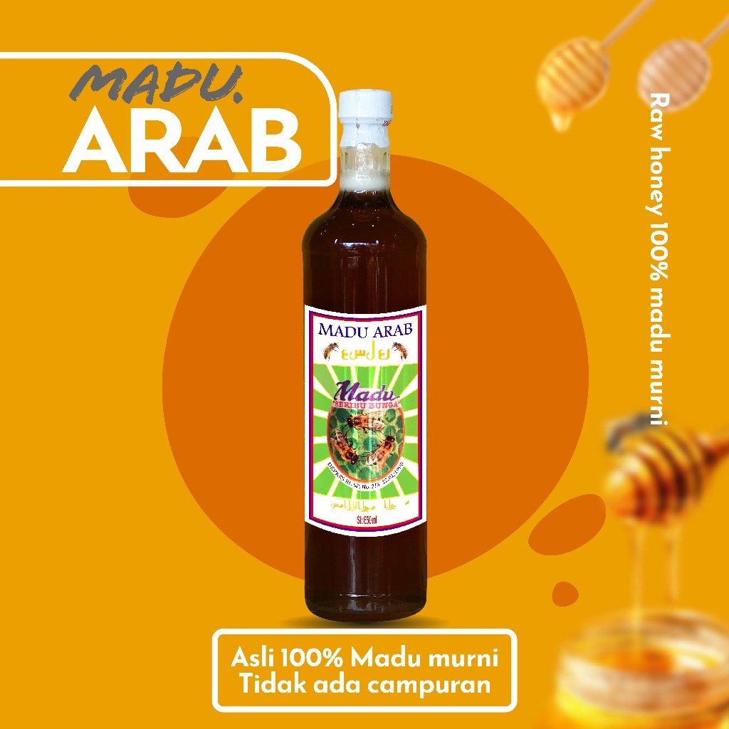 

Madu Arab - Madu Seribu Bunga Madu Asli 100% Madu Murni Raw Honey