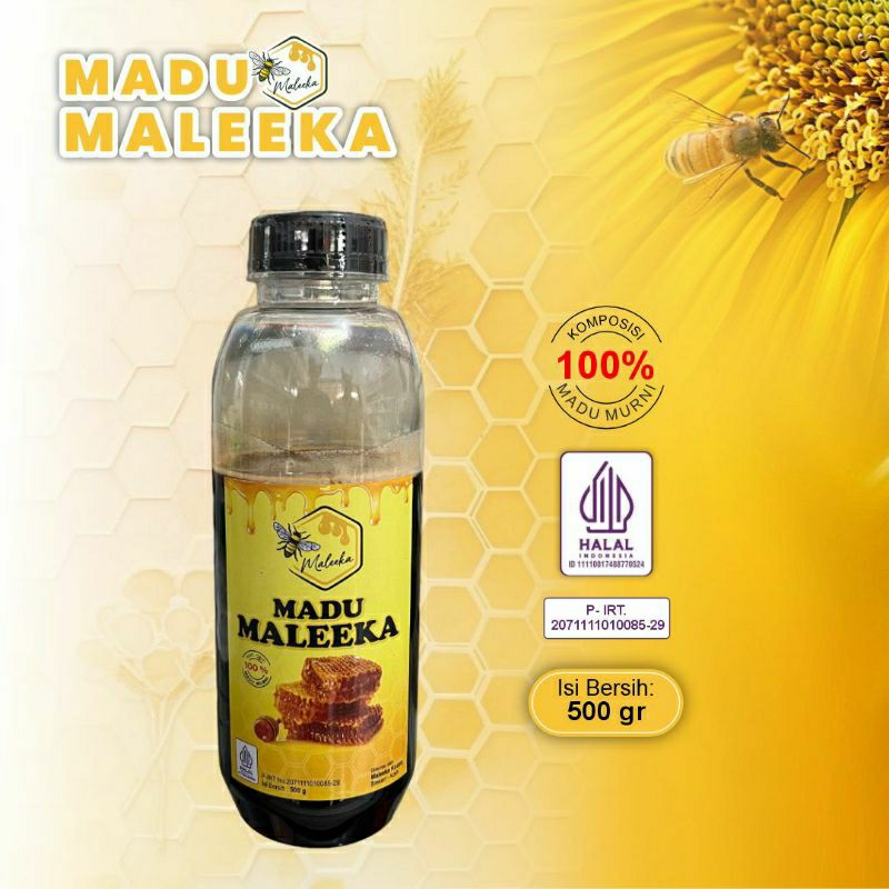 

Madu Maleeka – Madu Murni 100% – Isi Bersih: 500 Gram.