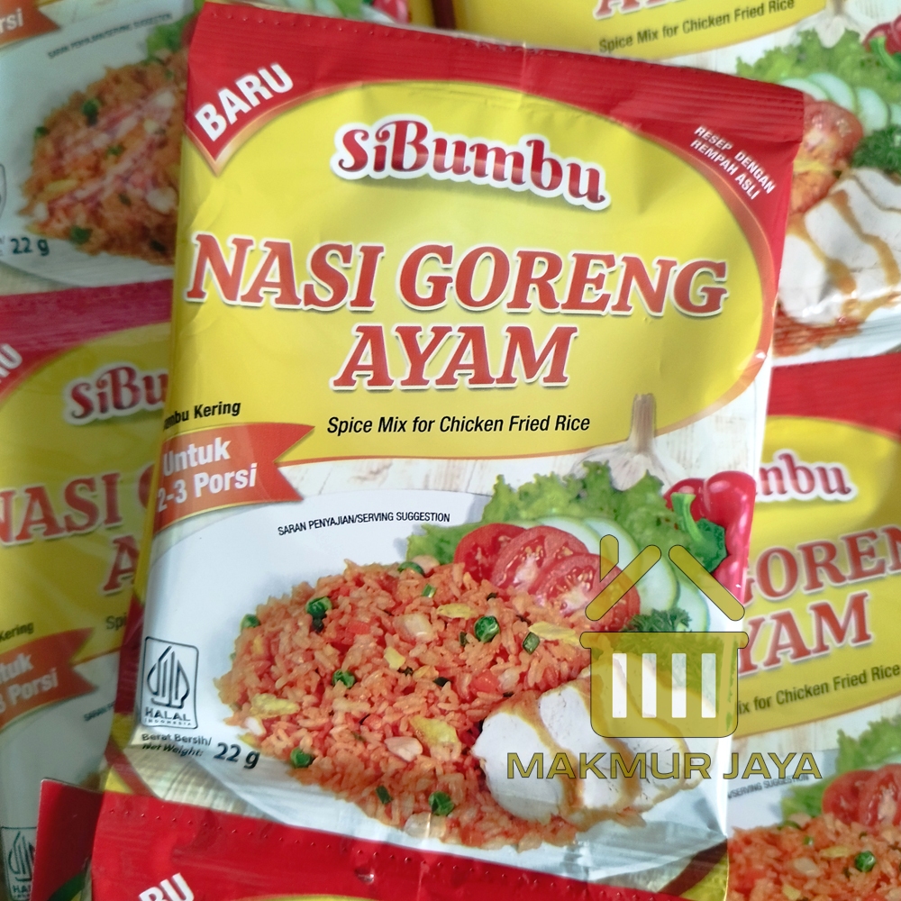 

Bumbu Masak NASI GORENG AYAM Sibumbu - Bumbu Masak Instan 1 renceng isi 10 pcs