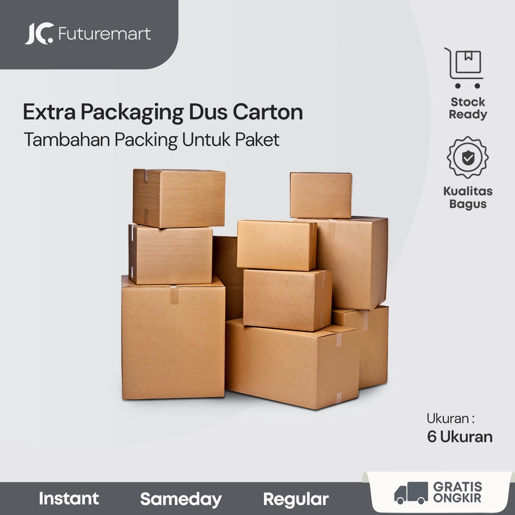 

Beli 1 Gratis 1 Tambahan Packaging Kotak Dus Box Karton Extra Packing Untuk Paket A79