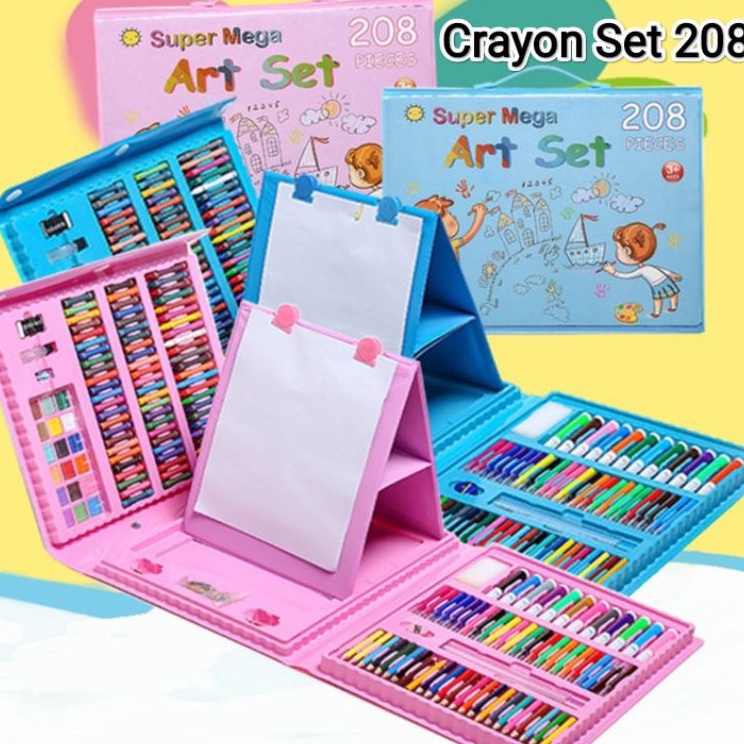 

Spesial Sale ART SET 28 Pensil Warna Crayon Set 15pcsCrayon Mewarnai 15 Warna