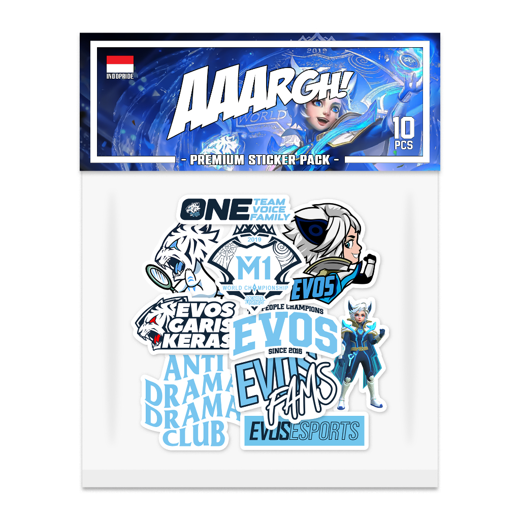 

Stiker EVOS ESPORTS Sticker Pack vol. 5 (The M1 Champions)