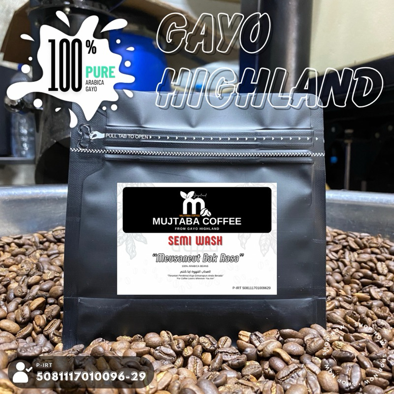 

KOPI ARABIKA GAYO, SEMIWASH PROSES, 200G