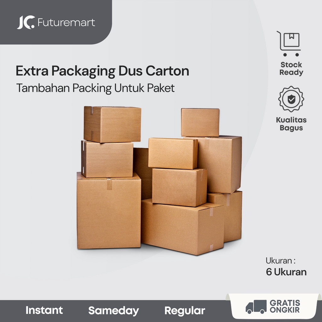 

Diskon Paket Tambahan Packaging Kotak Dus Box Karton Extra Packing Untuk Paket A79