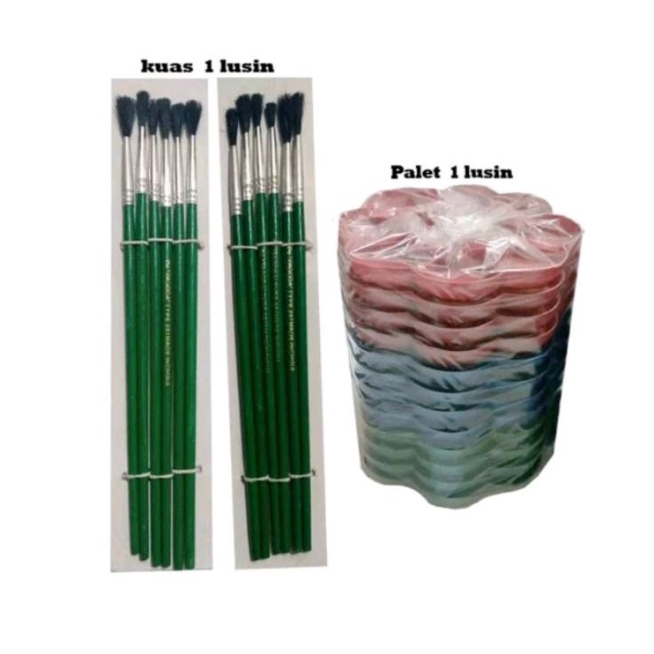 

Produk Spesial PAKET LUKIS KUAS DAN PALLET CAT