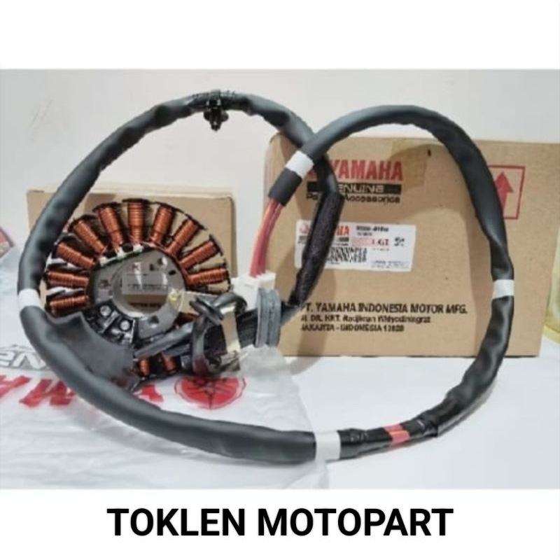 SPULL STATOR SET AEROX 155 KABEL PANJANG ORIGINAL YGP
