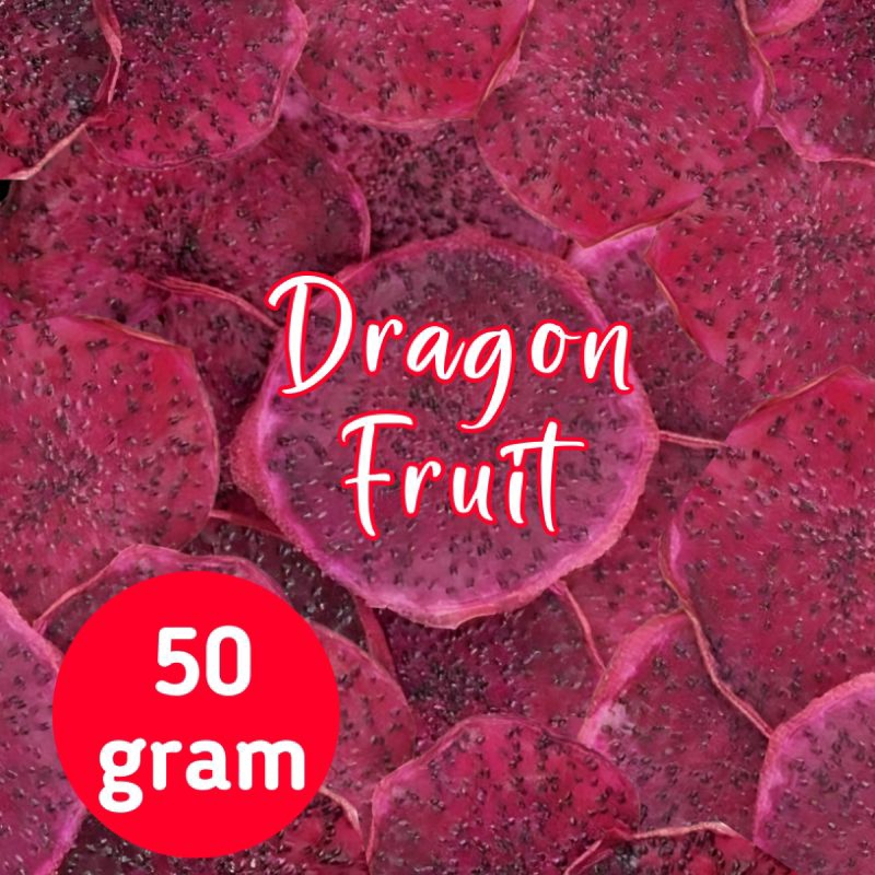 

Buah kering (dried fruit) dragon fruit/buah naga 50gr