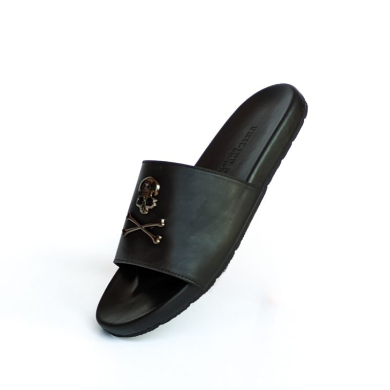 Sandal philipp plein import original kulit asli 100%