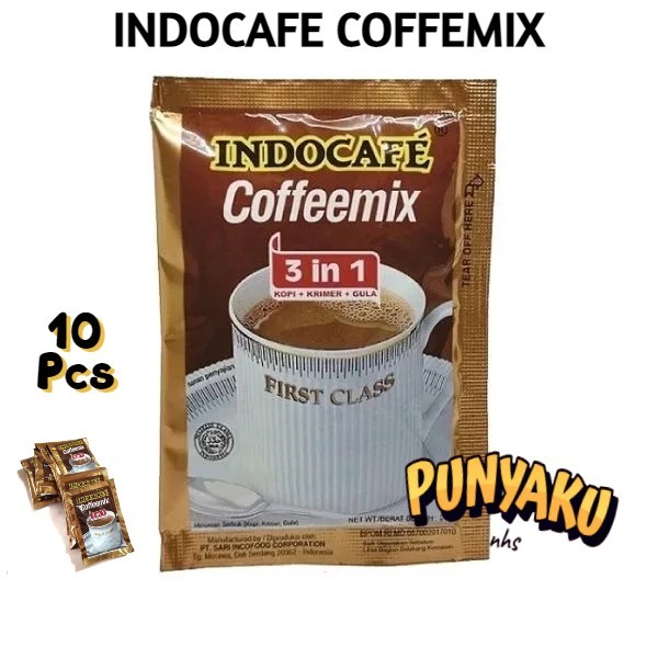 

Kopi INDOCAFE COFFEMIX 3IN1 20GR RENCENG (ISI 10)