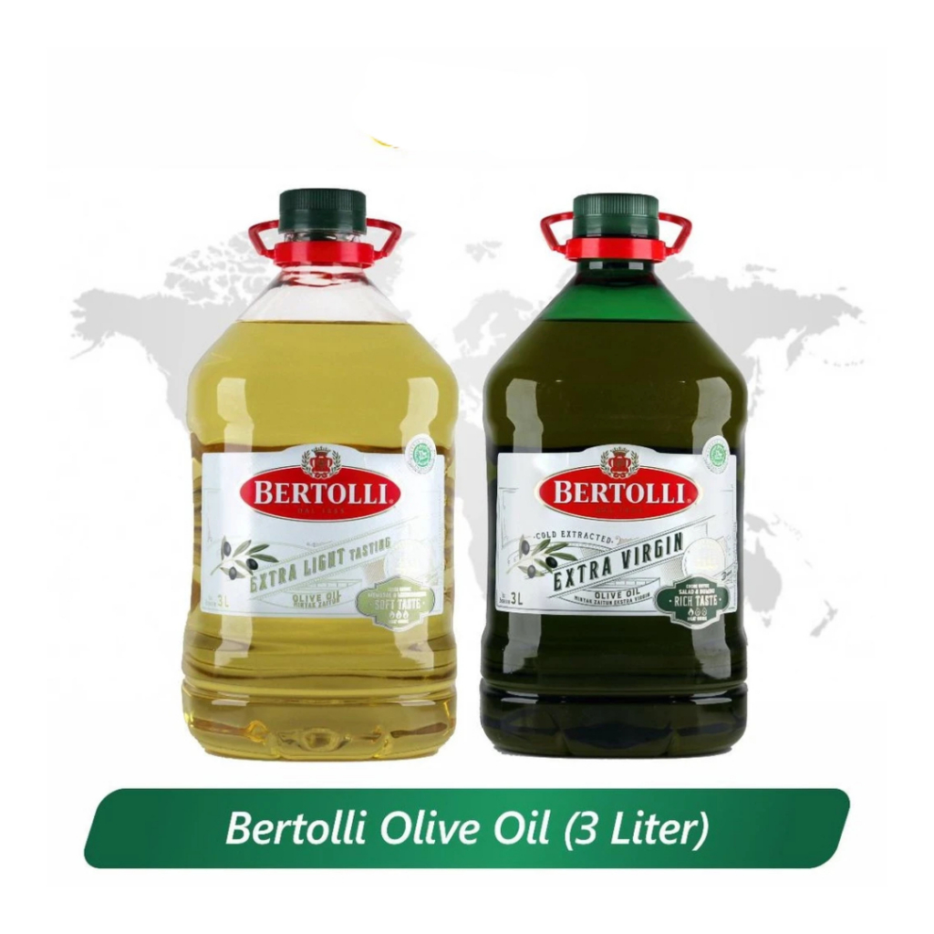 

BERTOLLI Minyak Zaitun Olive Oil Extra Light / Extra Virgin 3 Liter