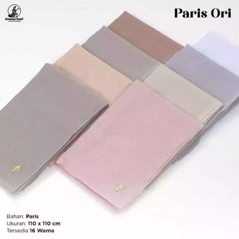 UMAMA PARIS ORI / KERUDUNG SEGI EMPAT PARIS JADUL