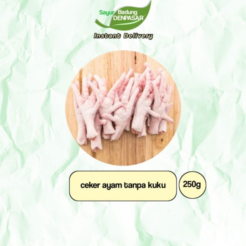 

Ceker ayam tanpa kuku _ Sayur Badung