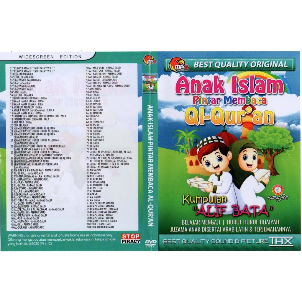 Kaset Mp5 Belajar Membaca al-qur'an - Kumpulan Alif Bata