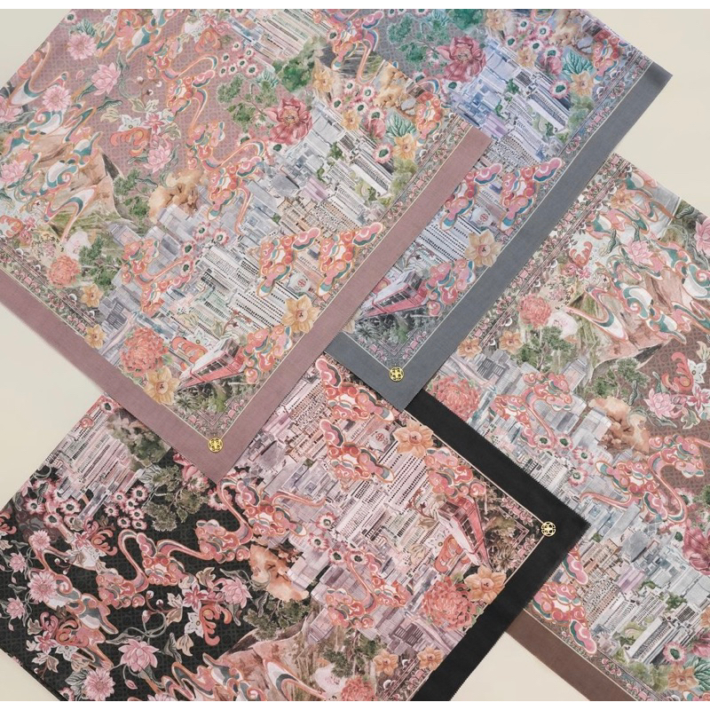 Nada Puspita Scarf Skyline Series ,Iskanti ,Rafat Maresha Heaven Lights Siap Kirim